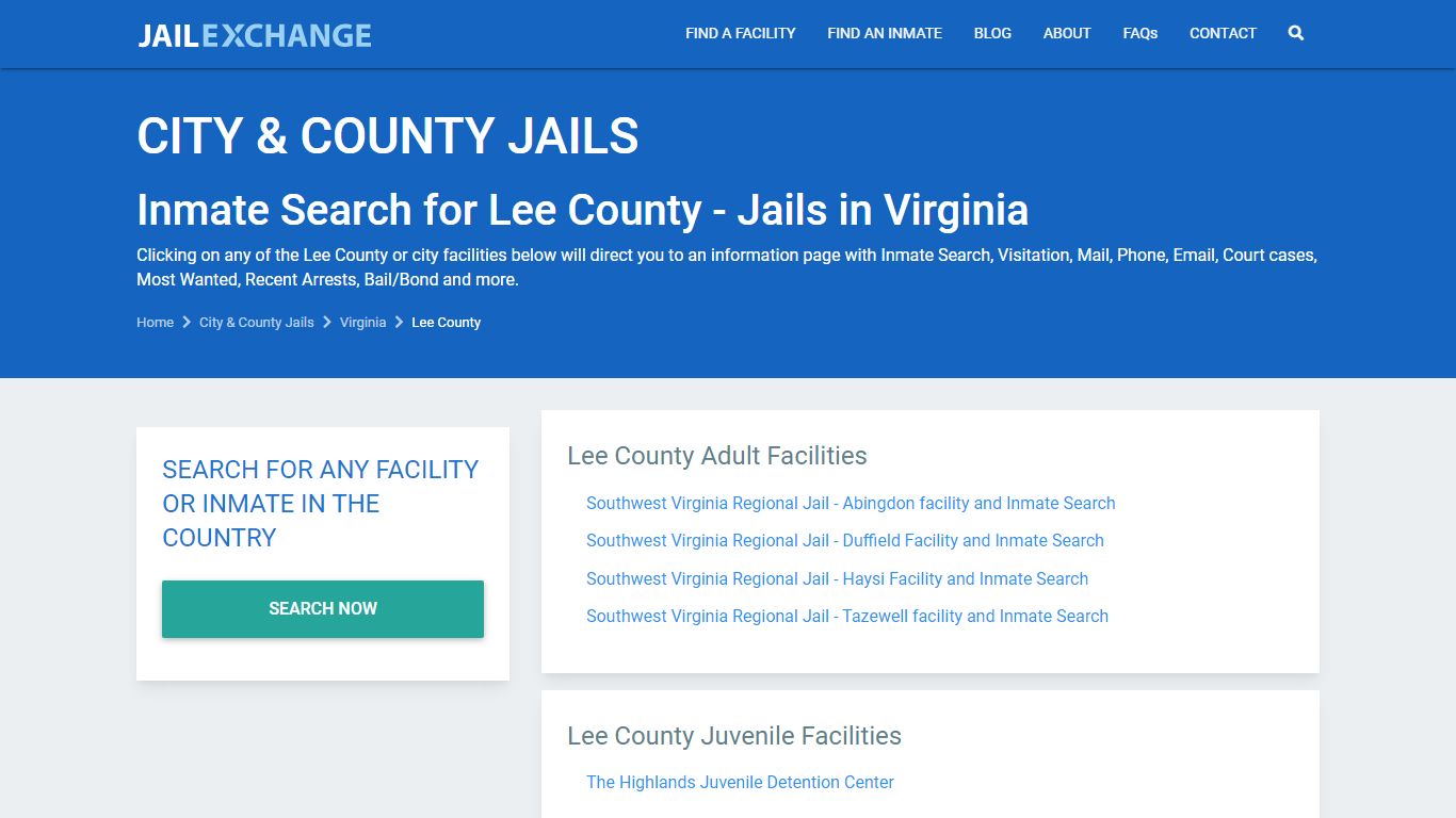 Lee County Jail Inmates | Arrests | Mugshots | VA